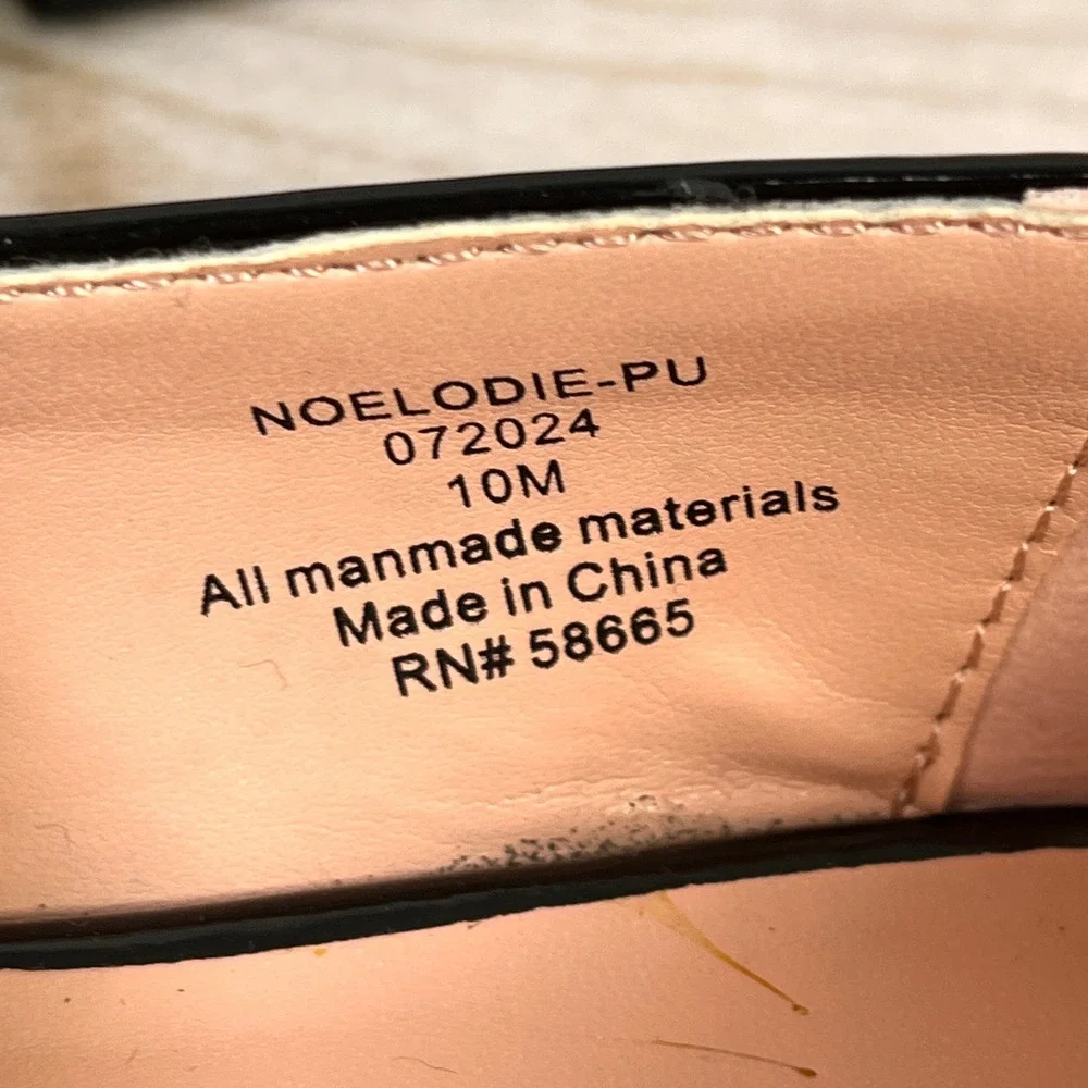 Nordstrom Noelodie Black Patent Mary Jane Bow Flats Kids Shoes Dress‎ Bows 10